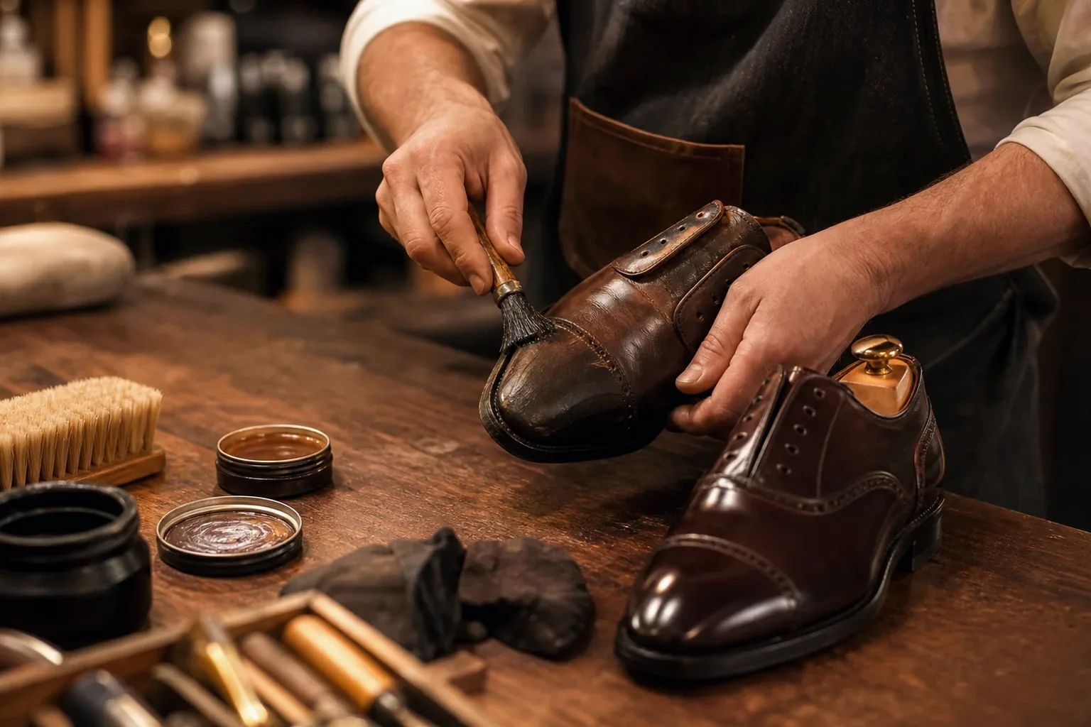 Reforma de sapatos sociais em São José do Rio Preto